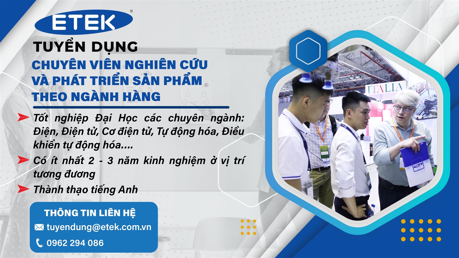 Chuyên viên nghiên cứu và phát triển sản phẩm theo ngành hàng